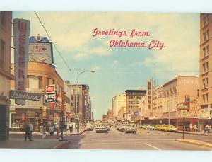 Unused Pre-1980 STREET SCENE Oklahoma City OK hp1937