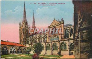 'Postcard Old Bayonne Cathedral St. Mary''s the Arrows Cloitre'