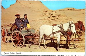 M-48924 Navajo Indian Family Near Gallup New Mexico