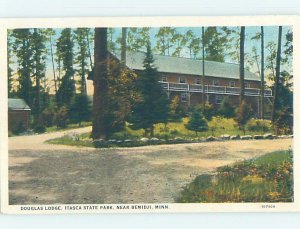 W-border LODGE SCENE Itasca State Park - Park Rapids Minnesota MN AE0917@