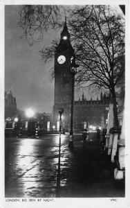 B90914 london big ben at night    uk