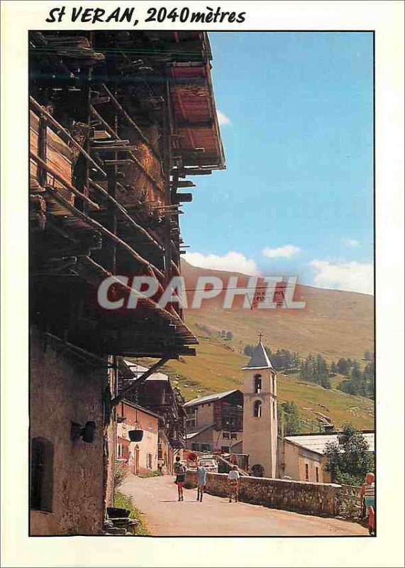 Modern Postcard Hautes Alpes St Veran The highest commune of Europe