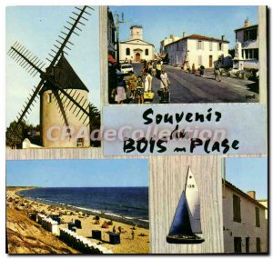 Postcard Modern Ile De Re Le Bois Plage Le Moulin De Morinand