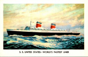 S S United States World's Fastest Liner