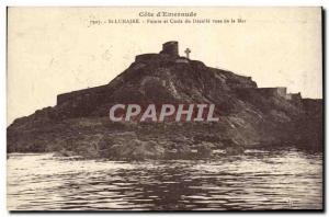 Postcard Old Pointe Saint Lunaire and Cross Decolle views of the Sea