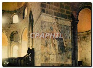 Postcard Modern romance Limousin Solignac Abbey founded Romanesque church dom...