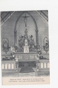 PAPUA NEW GUINEA,  c1910 ppc. YULE, Church Altar, Sacred Heart Fathers