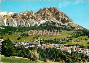 Postcard Modern Dolomiti Cortina Mount Cristallo