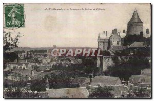 Old Postcard Chateaudun Panorama of St John and Castle