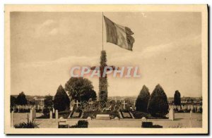 Old Postcard Verdun Tomb Of Unknown Soldiers Cemetery Military Du Faubourg Pave