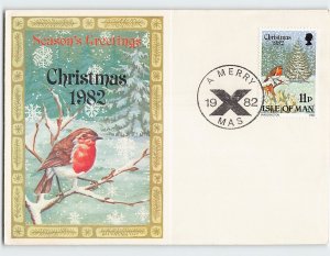 Postcard Season's Greetings Christmas 1982