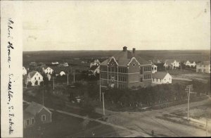 SISSETON SOUTH DAKOTA SD School House Antique RPPC Real Photo Postcard