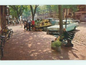 Unused Pre-1980 OLD CARS & SHOPS & THE HUB Nantucket Island MA v5784