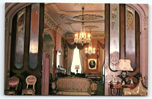 1950s MACON GA HAY HOUSE ELEGANT DRAWING ROOM GEORGIA MANSION POSTCARD P2288