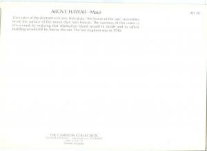 Above Hawaii, Maui, unused Postcard 