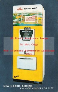 Advertising Postcard, Norris Dispensers, Dairy Bar Vending Machine, Minneapolis