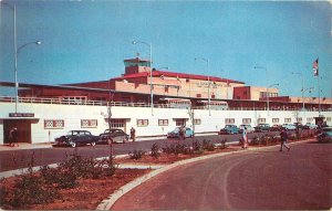 Postcard RPPC Texas Fort Worth Greater International Airport autos 23-10024