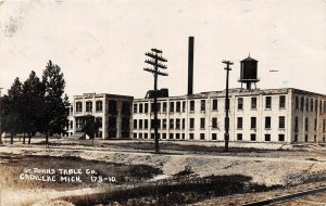 H24/ Cadillac Michigan RPPC Postcard c1910 St Johns Table Factory  80