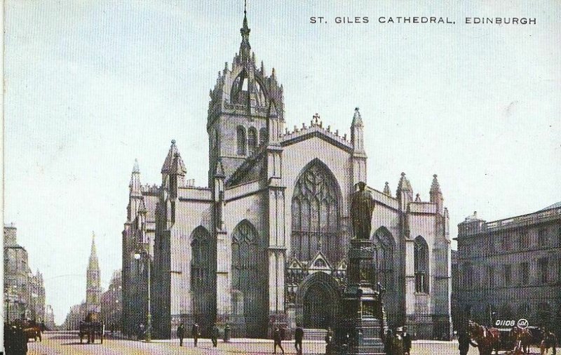 Scotland Postcard - St Giles Cathedral - Edinburgh  ZZ989