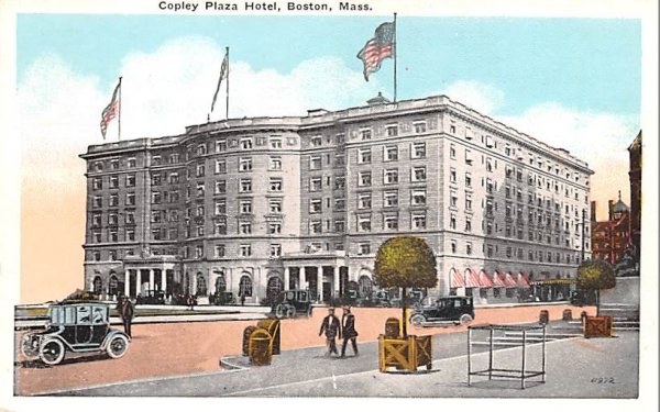 Copley Plaza Hotel Boston, Massachusetts Postcard