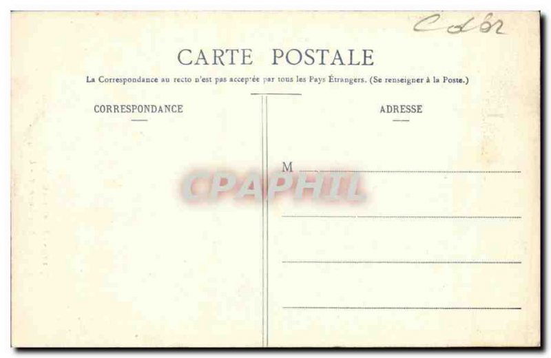 Old Postcard Chateau du Clos Vougeot Dining Room