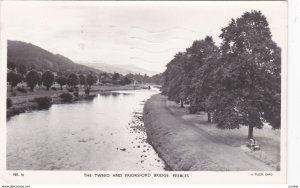 TUCK - RP: PEEBLES, Peebleshire, Scotland, United Kingdom, PU-1953; The Tweed...