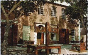 Bermuda Saint George The Stocks and Pillory in the King's Parade Postcard C174