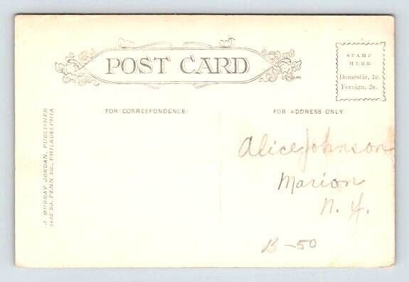 Flint Michigan High School Postcard