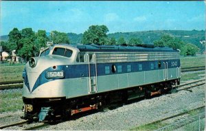 Postcard TRAIN SCENE Hornell New York NY AK8401