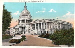 Washington D.C., United States Capitol Building Structure, Vintage Postcard