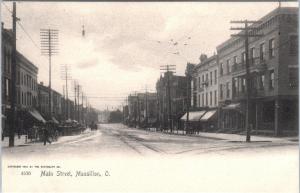 MASSILON, OH Ohio    MAIN STREET SCENE  c1900s   Rotograph   Postcard