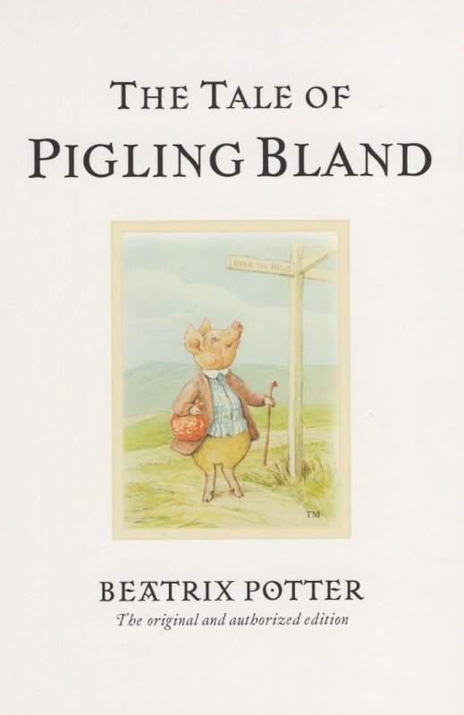 The Tale Of Pigling Bland Beatrix Potter Book Postcard