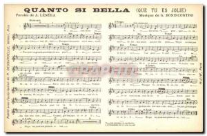 Postcard Old Quanto If Bella Leneka Bonincontro