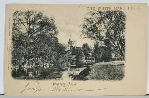 From The White Hart Hotel, WINDSOR CASTLE 1903 to Berlin Postcard K18