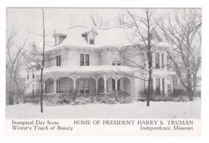 Independence MO Missouri Harry S. Truman Home Postcard