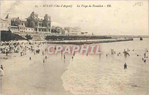 Old Postcard 75 Royan (cote d money) Foncillon Beach