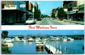 M-32492 Downtown & Riverview Marina Fort Madison Iowa