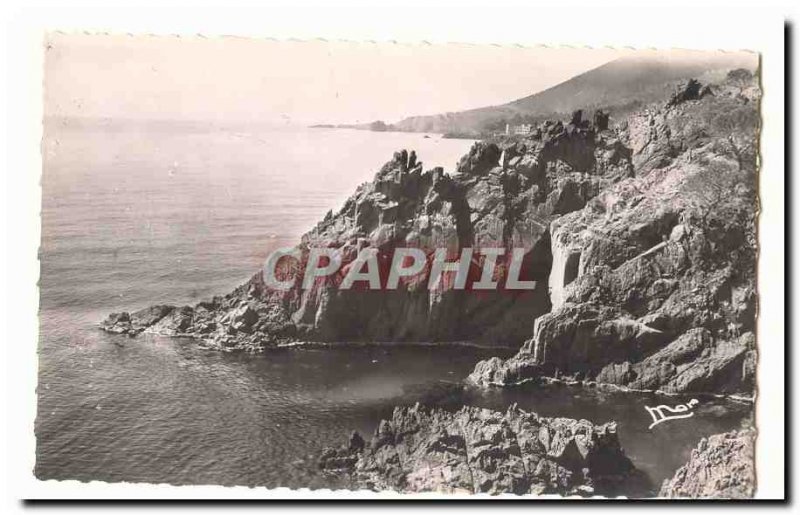 Cote d & # 39Azur Old Postcard Cliffs of & # 39Esterel