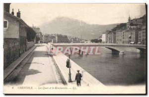 Old Postcard Quays Grenoble and Moucherotte