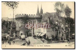 Postcard Old Cathedral of Chartres La Porte Guillaume