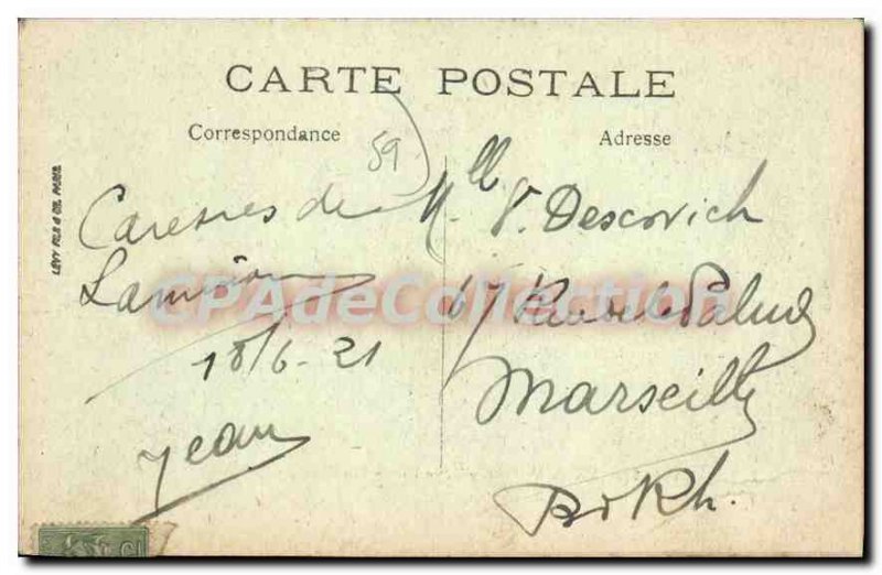 Old Postcard Malo Les Bains Hotel De Ville