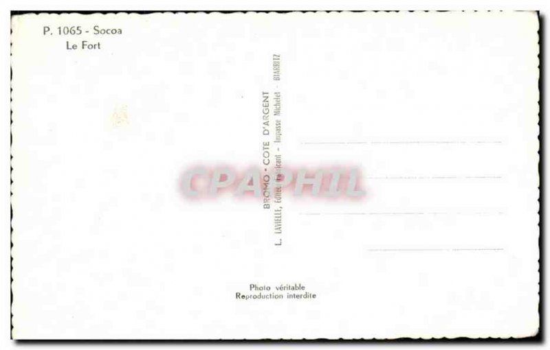 Old Postcard Fort Socoa