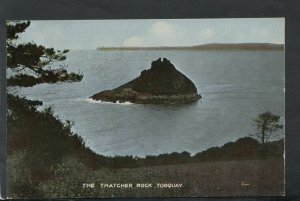 Devon Postcard - The Thatcher Rock, Torquay   RS19872