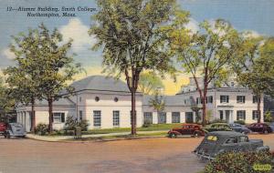 Northampton Massachusetts 1945 Postcard Alumi Building Smith College