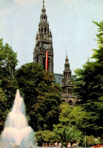 Austria Vienna Wien Town Hall From Town Hall Gardens