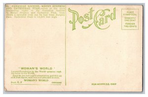 Postcard Canada Canadian Rockies Mount Stephen & Cathedral Peak