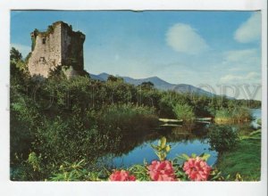 441180 Great Britain 1979 Ross Castle Lough Leane RPPC to Germany advertising