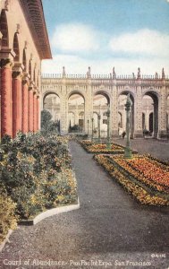 PPIE 1915 COURT OF ABUNDANCE San Francisco, CA Expo Vintage Postcard