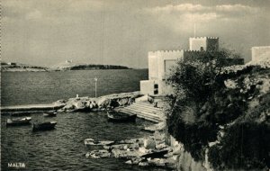 Malta St. Paul's Bay and Island Vintage Postcard 08.49