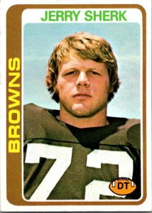 1978 Topps Football Card Jerry Sherk Cleveland Browns sk7108